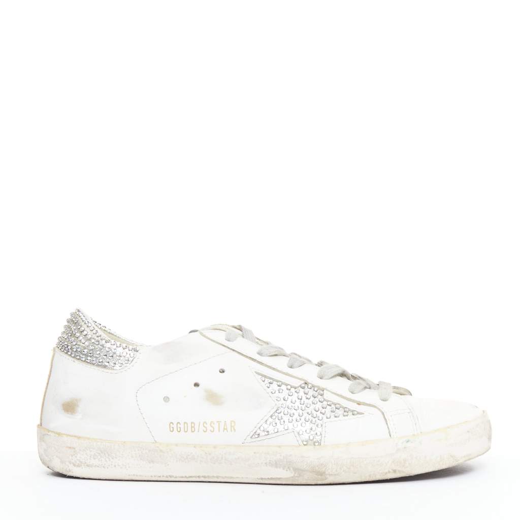 Golden Goose Super Star White Leather Very good condition - Front View