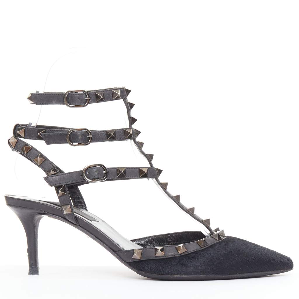 Valentino Rockstud Noir Black Good - Front View