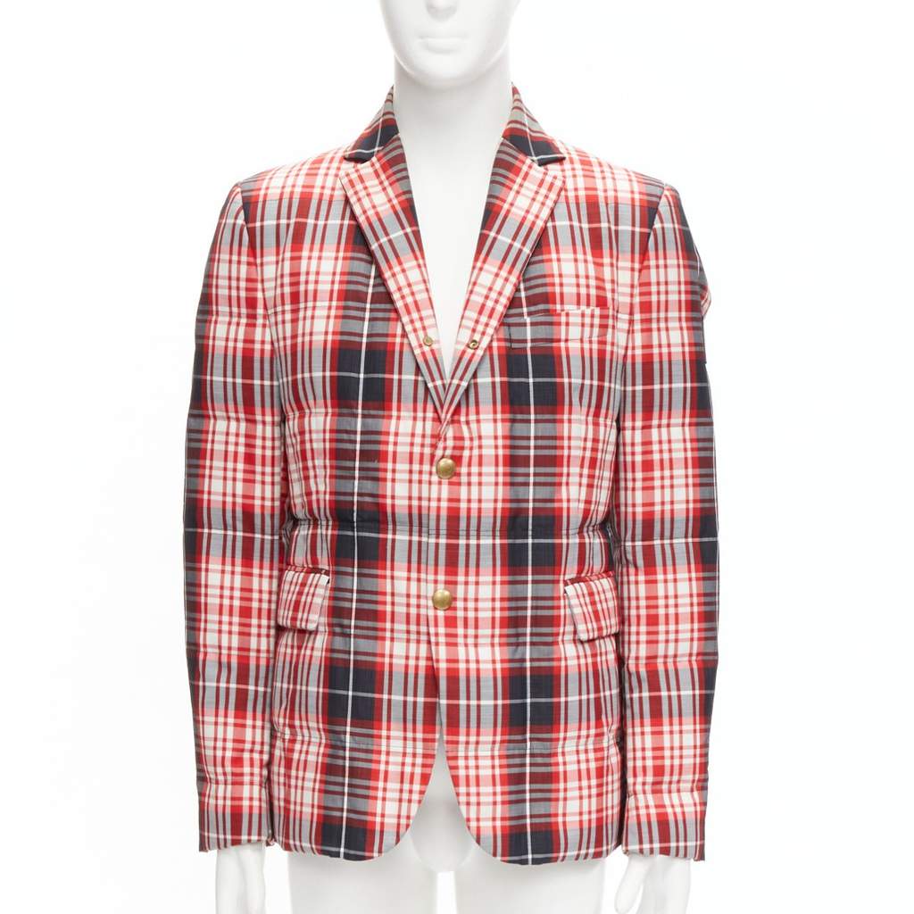 Moncler Giacca Red Polyester Very good - Front View