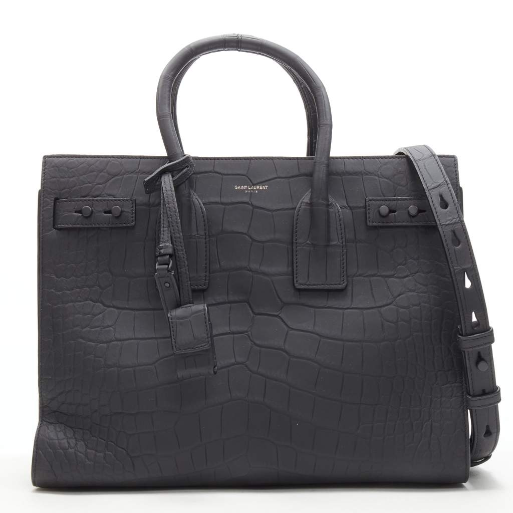 Saint Laurent Sac De Jour Small Black Leather Never worn - Front View