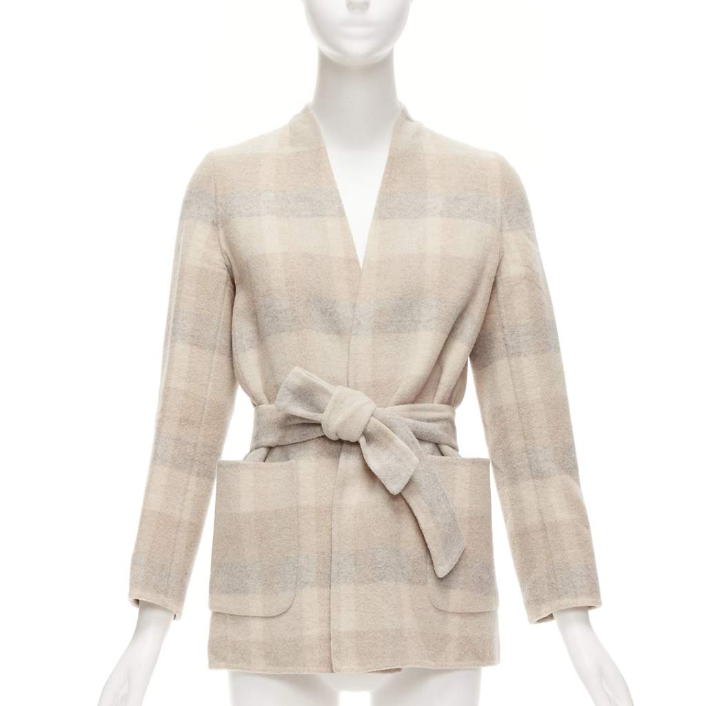 Max Mara Cucito Amano Beige Wool Never worn - Front View