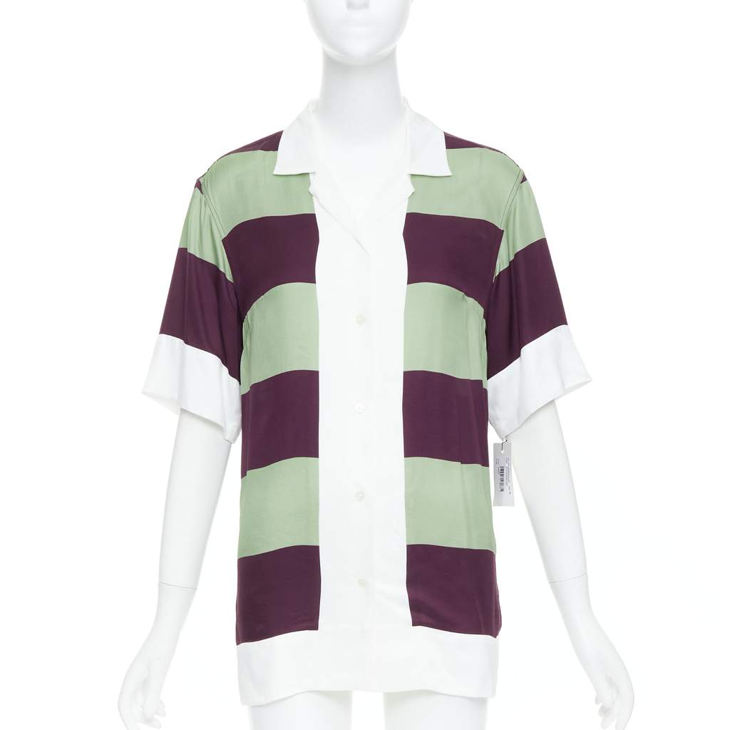 Dries Van Noten Clive 8142 Green Viscose Never worn, with tag - Front View