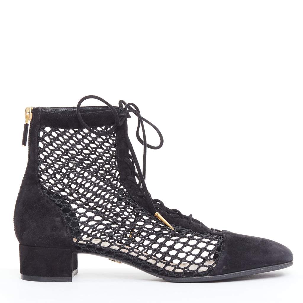 Dior Naughtily-D Black Suede Good condition - Front View