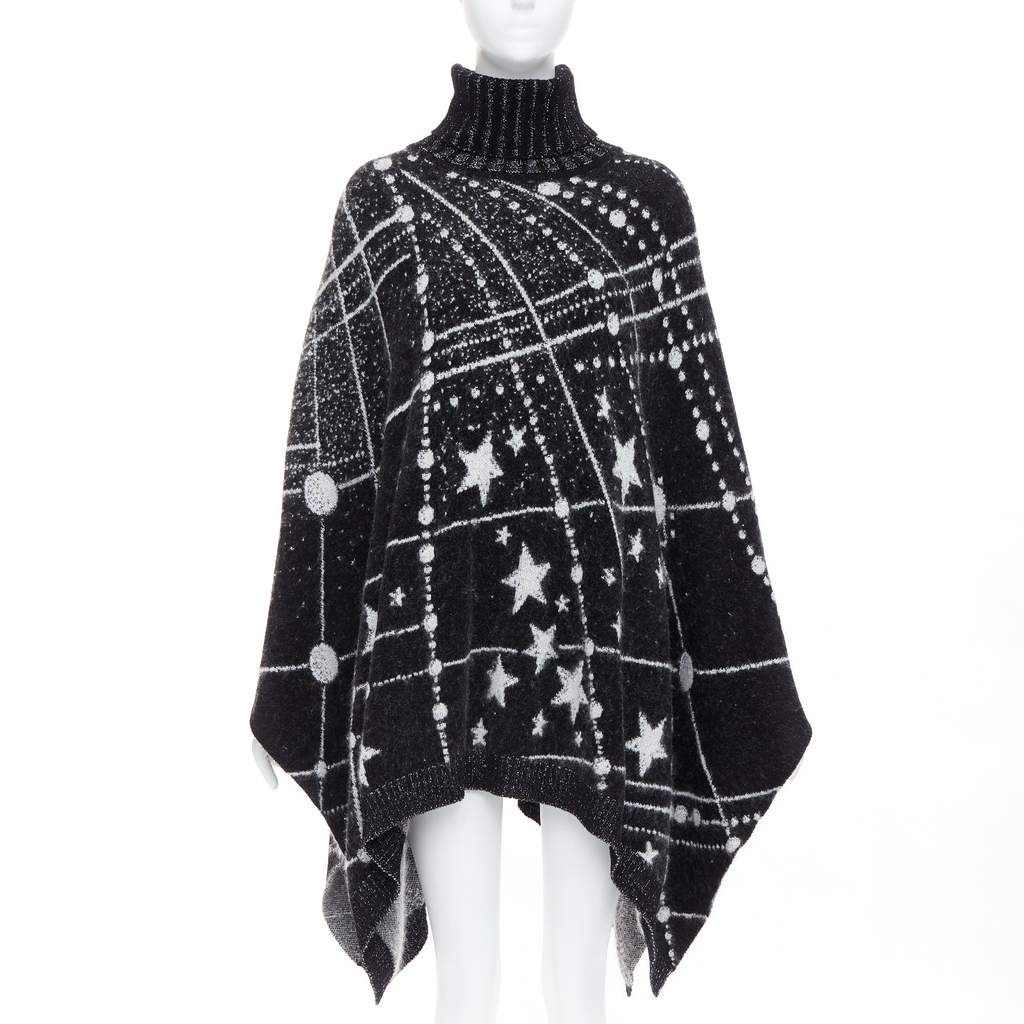 Saint Laurent Constellation Black Viscose Never worn - Front View
