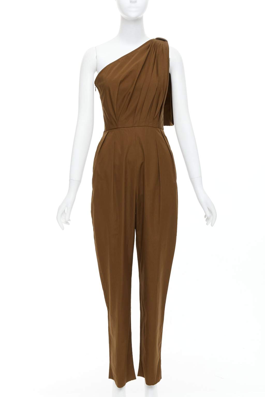 Max Mara Avola Brown Cotton Very good - Front View