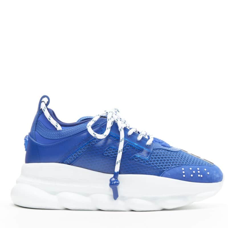 Versace Chain Reaction Shoes Blue Never worn - Front View