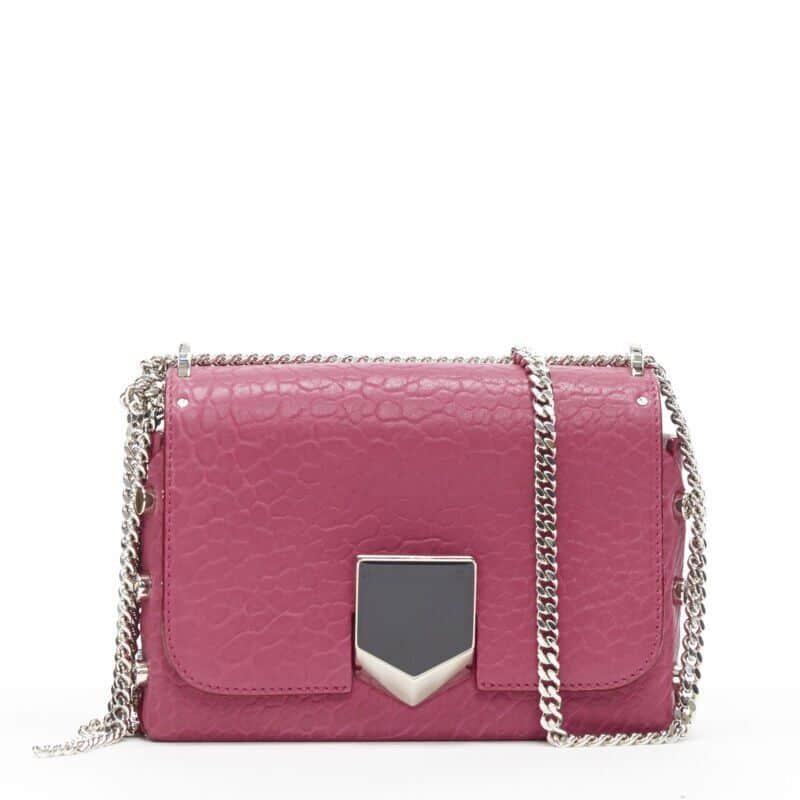 Jimmy Choo Lockett Pink Leather Very good condition - Front View