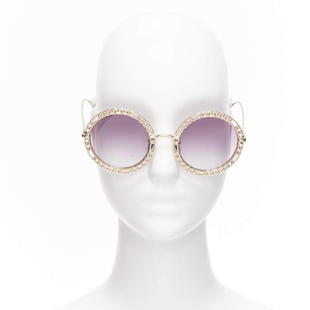 Gucci GG1113S Gold Metal Never worn - Front View
