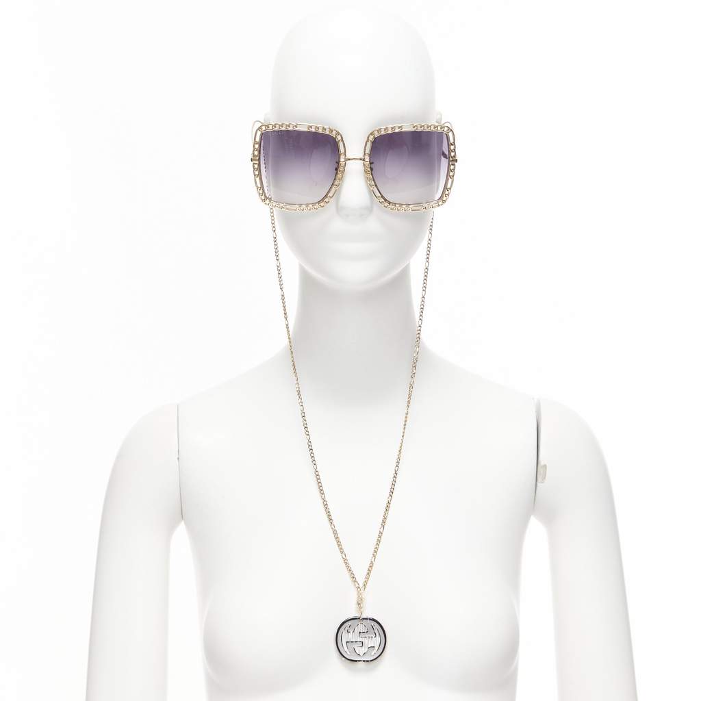 Gucci GG1033S Gold Metal Never worn - Front View