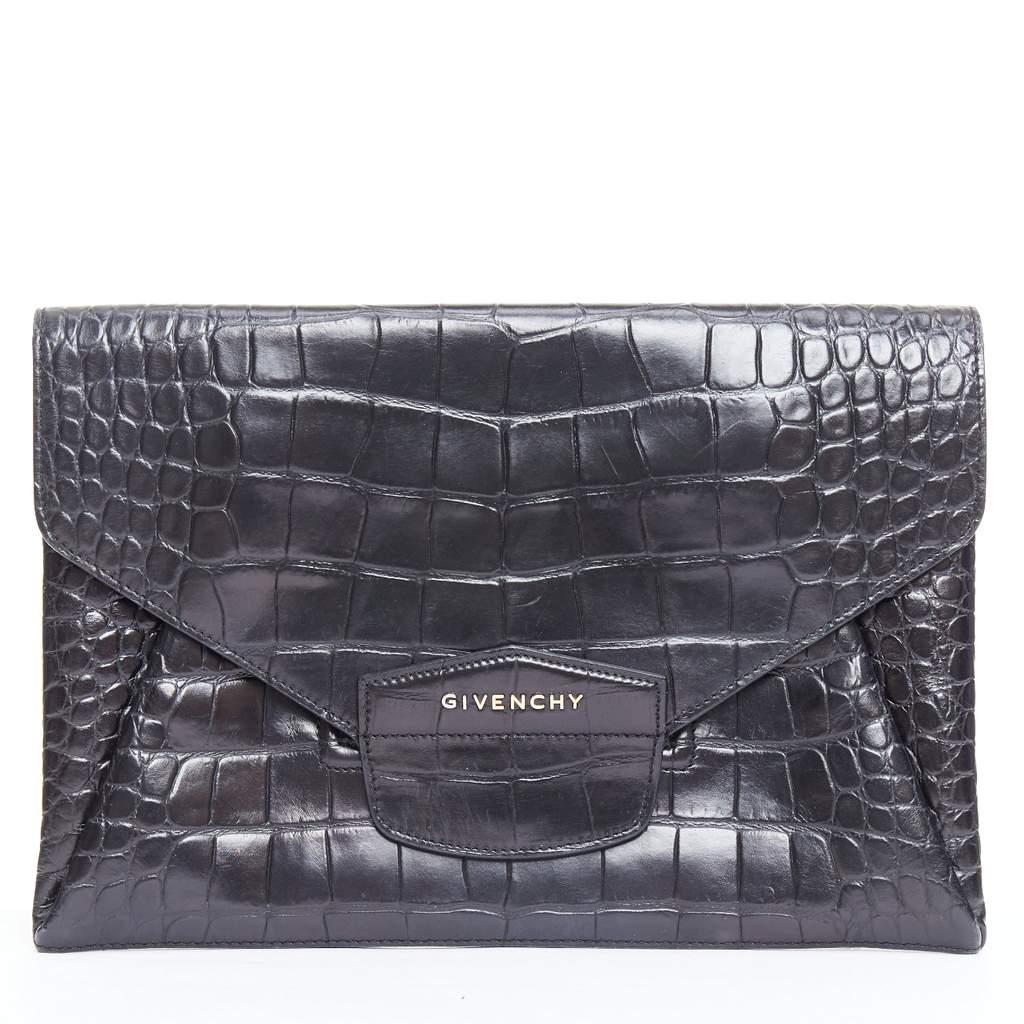 Givenchy Antigona Black Leather Very good condition - Front View