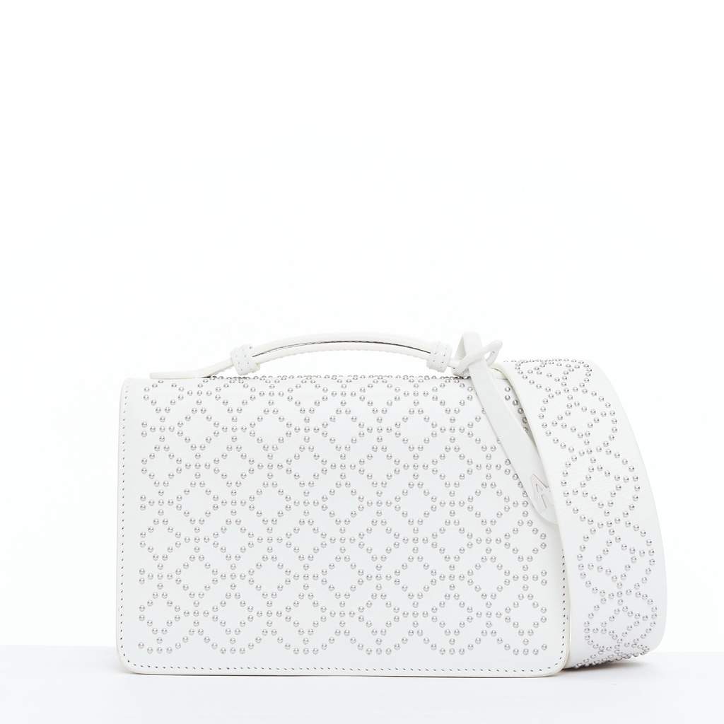 Alaïa Arabesque White Leather Very good condition - Front View