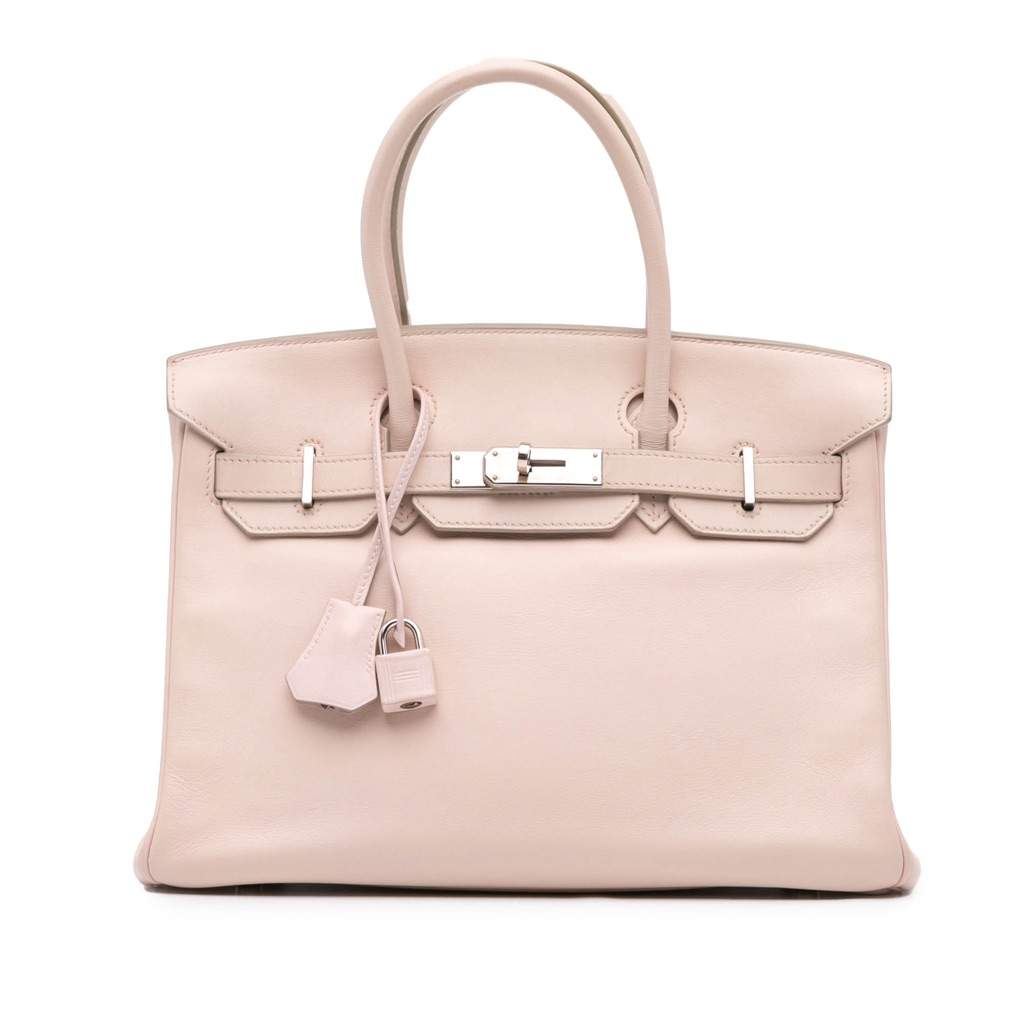 Hermès Swift Birkin Retourne 30 Pink Leather Good condition - Front View