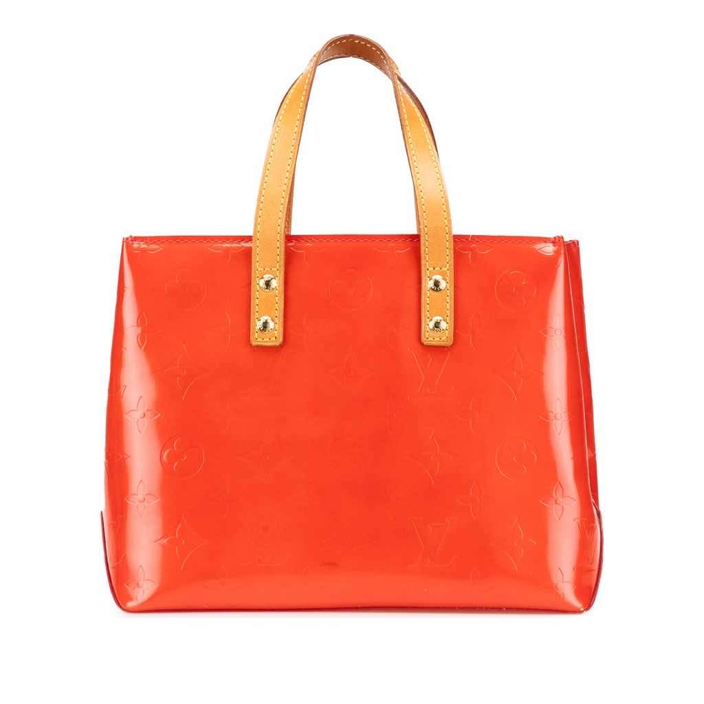 Louis Vuitton Monogram Vernis Reade PM Red Leather Good - Front View