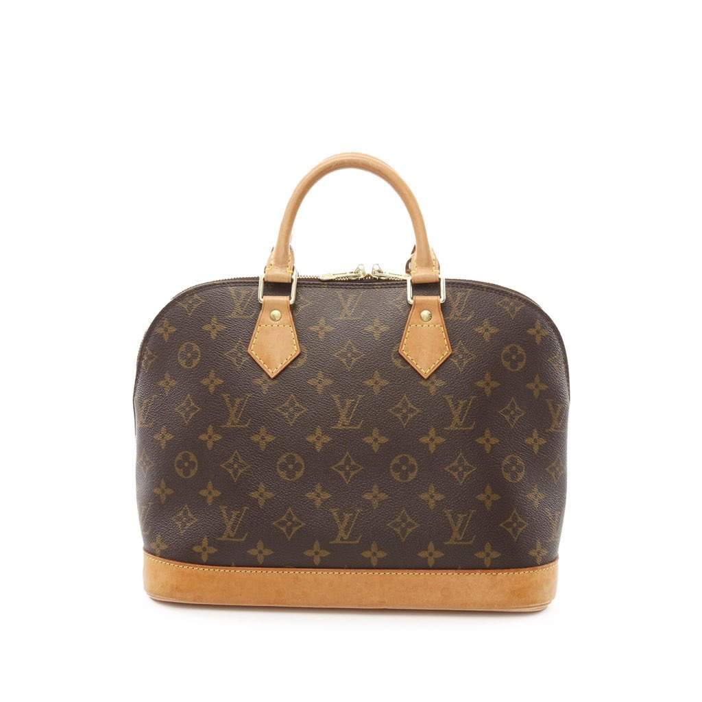 Louis Vuitton Monogram Alma PM Brown Canvas Good - Front View