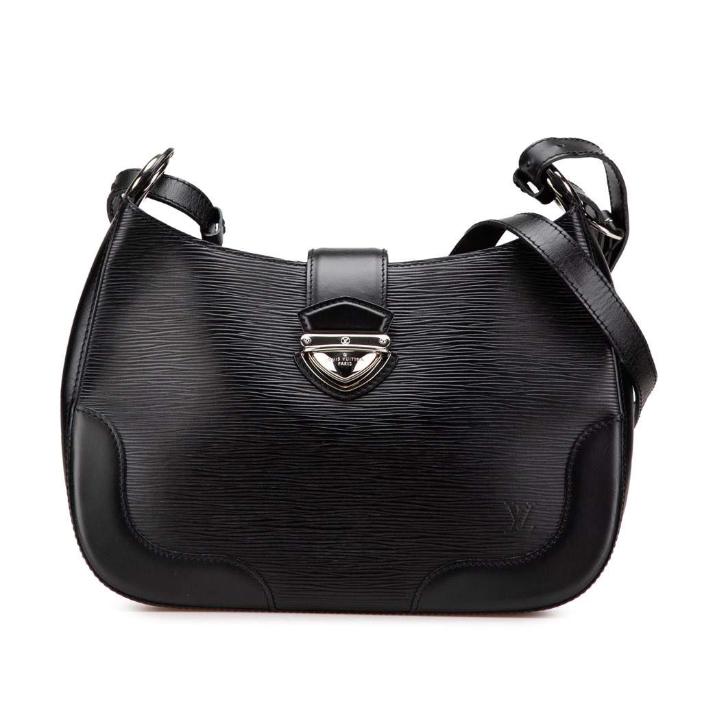 Louis Vuitton Epi Musette Bagatelle Black Leather Fair - Front View