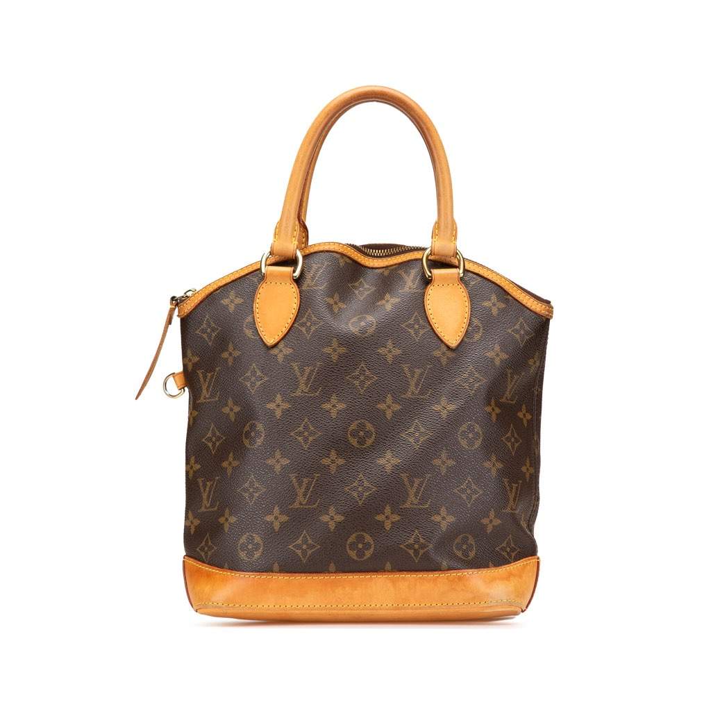 Louis Vuitton Monogram Lockit PM Brown Canvas Very good - Front View