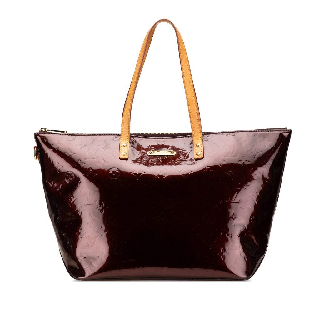 Louis Vuitton Monogram Vernis Bellevue GM Purple Leather Good condition - Front View