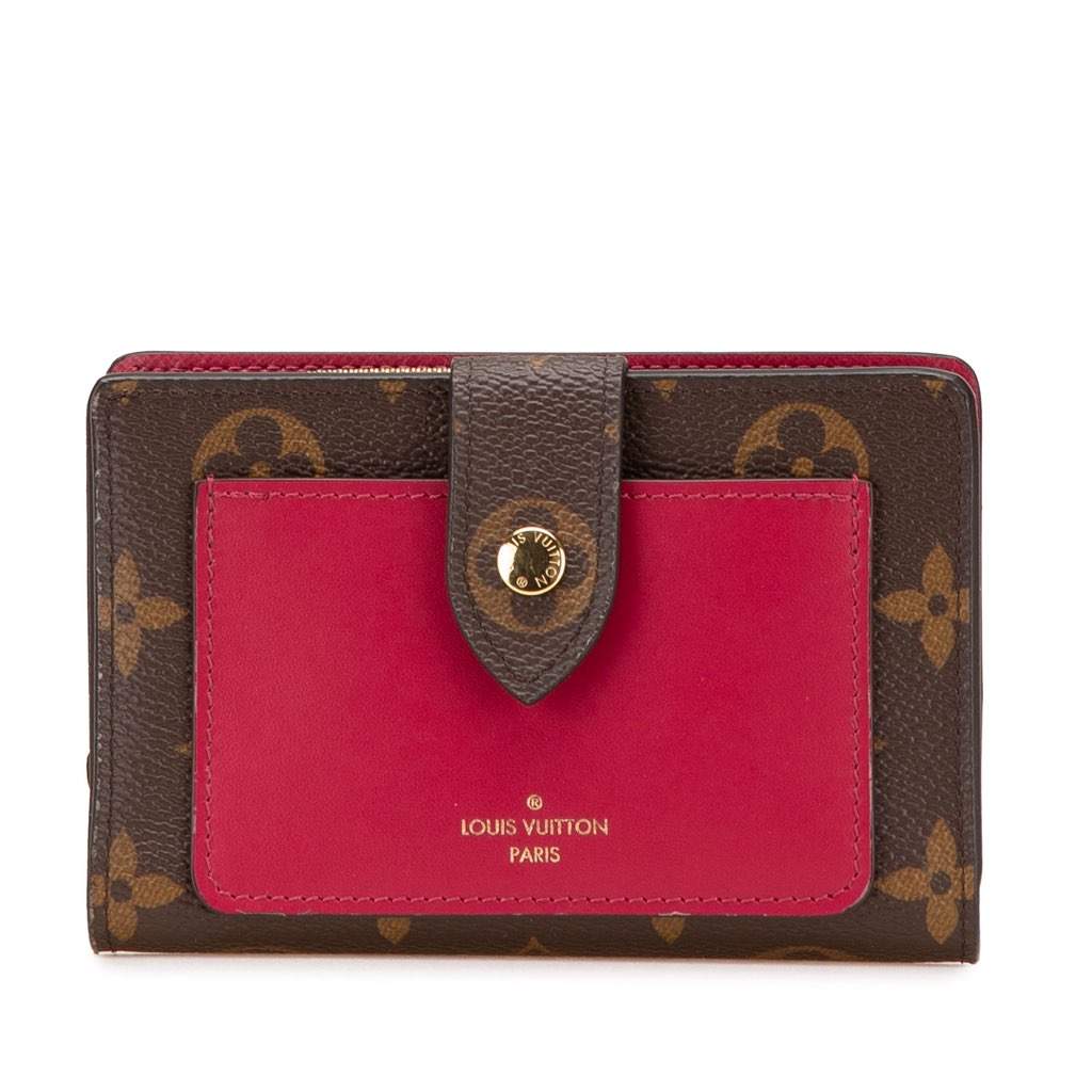 Louis Vuitton Monogram Juliette Wallet Brown Canvas Good - Front View
