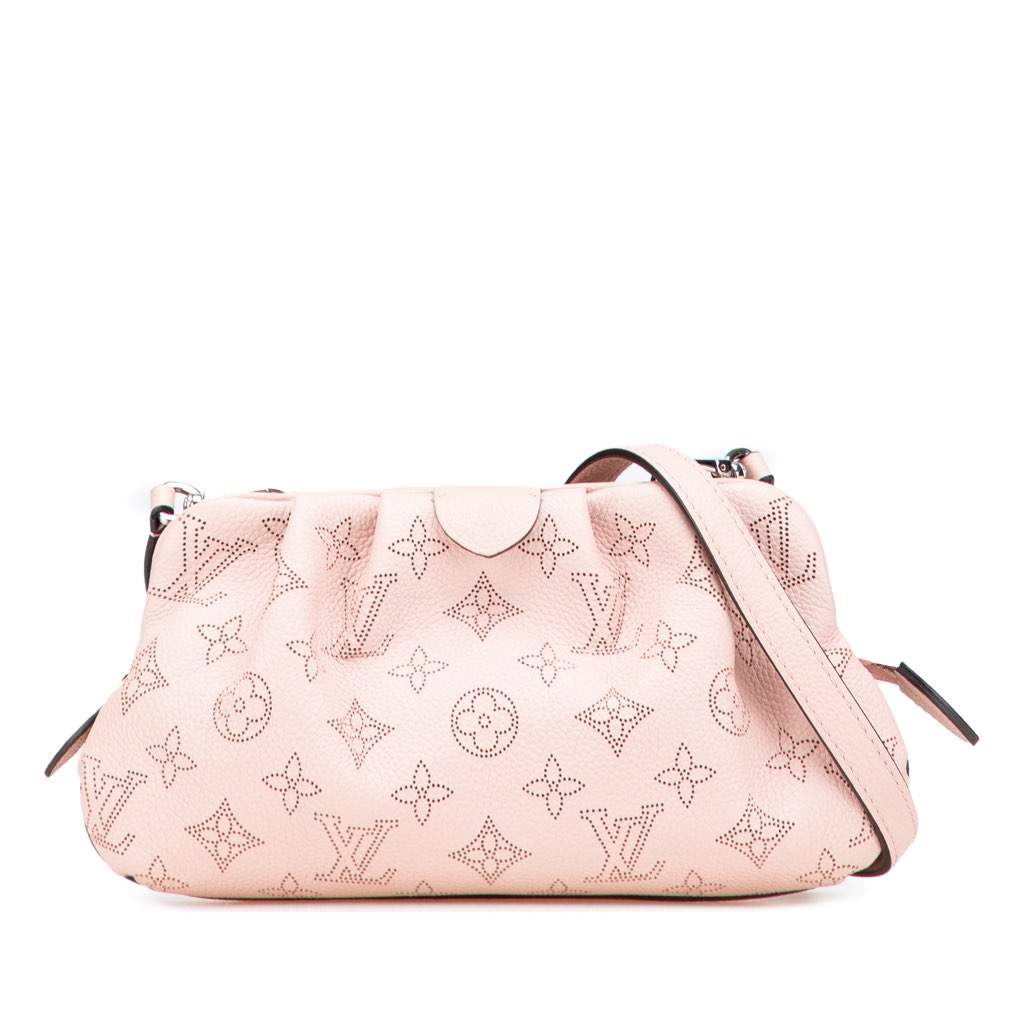 Louis Vuitton Monogram Mahina Scala Mini Pouch Pink Leather Very good - Front View