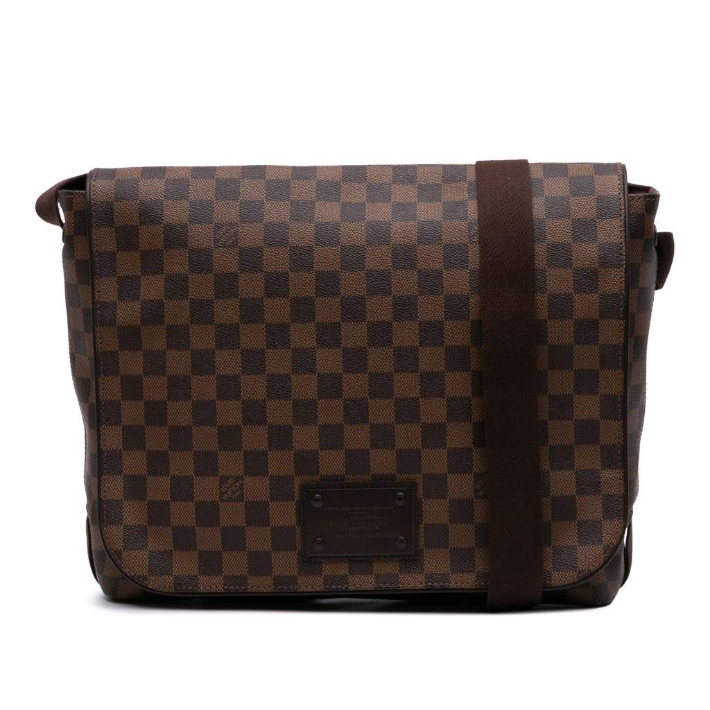 Louis Vuitton Damier Ebene Brooklyn GM Brown Canvas Good condition - Front View