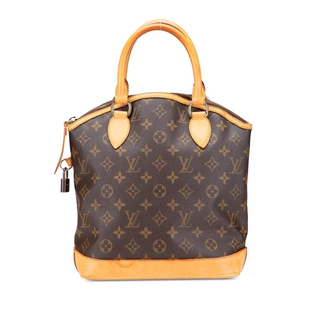 Louis Vuitton Monogram Lockit PM Brown Canvas Very good - Front View