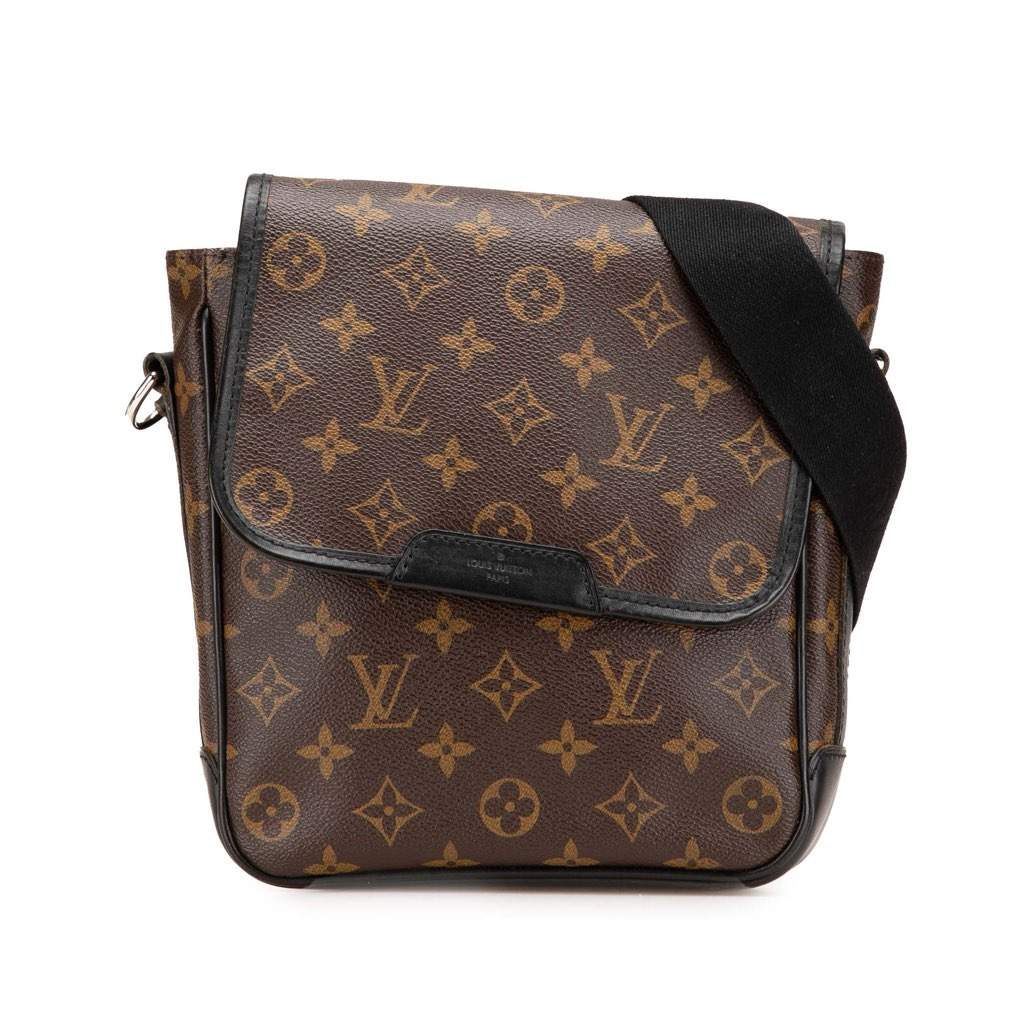 Louis Vuitton Monogram Macassar Bass PM Brown Canvas Very good - Front View