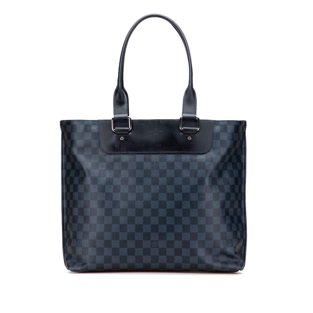 Louis Vuitton Damier Cobalt Cabas Voyage Blue Canvas Very good - Front View