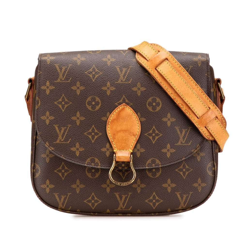 Louis Vuitton Monogram Saint Cloud GM Brown Canvas Good - Front View