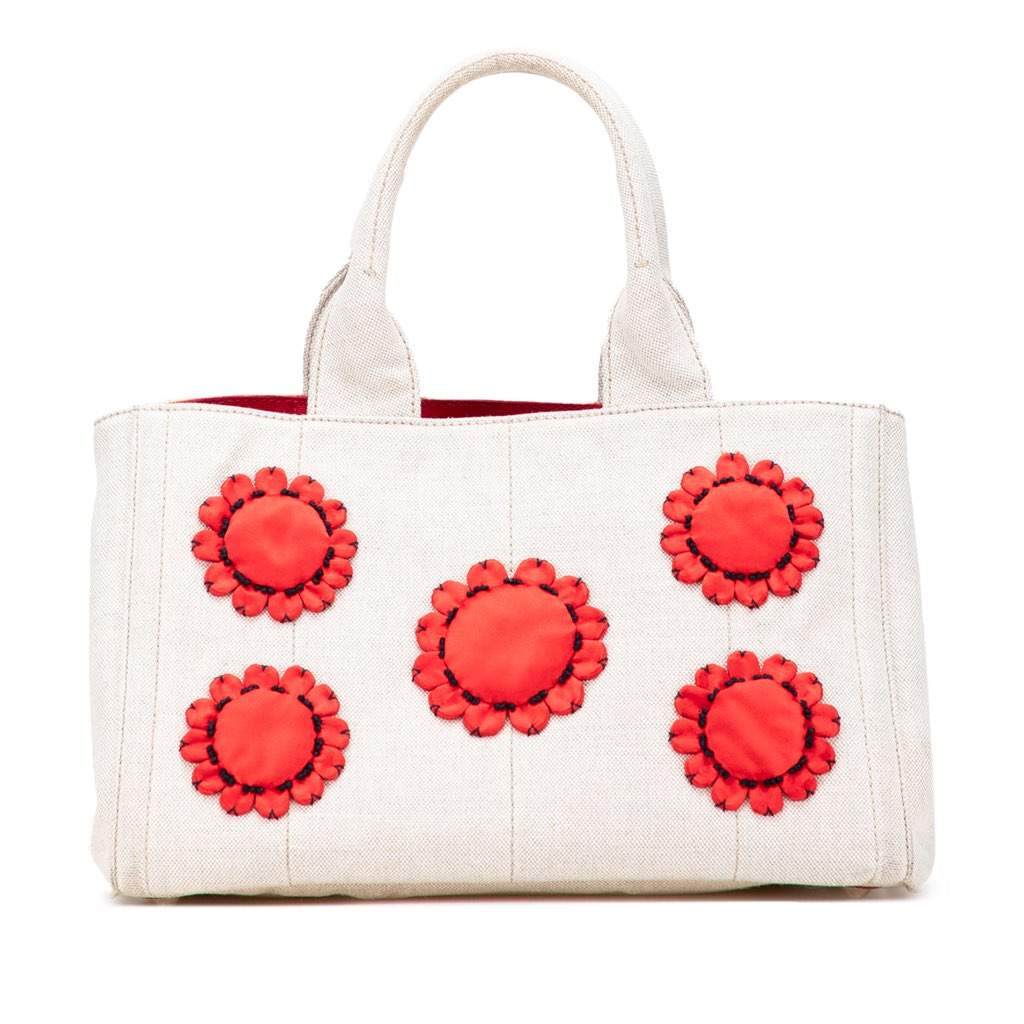 Prada Canvas Canapa Mistolino Tote Brown Canvas Very good condition - Front View