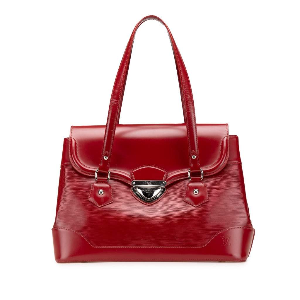 Louis Vuitton Epi Bagatelle GM Red Leather Very good - Front View
