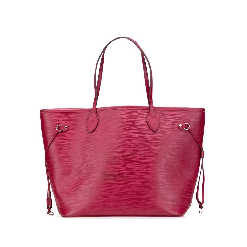 Louis Vuitton Epi Neverfull MM Pink Leather Very good - Front View