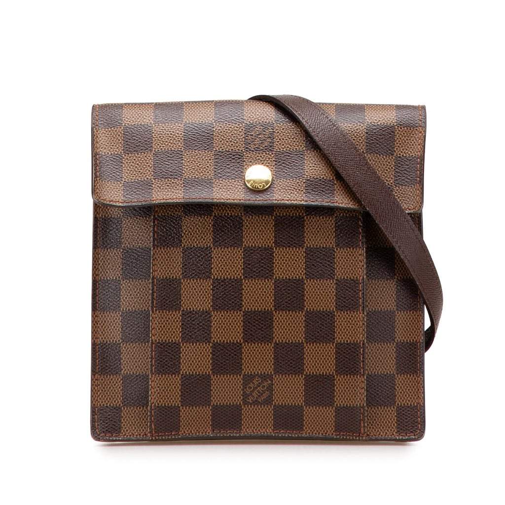 Louis Vuitton Damier Ebene Pimlico Brown Canvas Very good - Front View