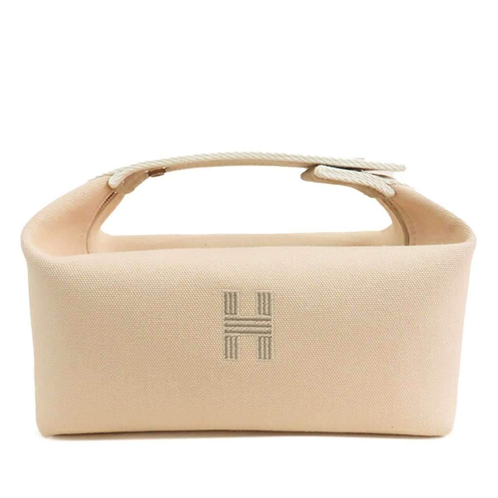 Hermès Small Toile Bride A Brac Brown Canvas Good condition - Front View