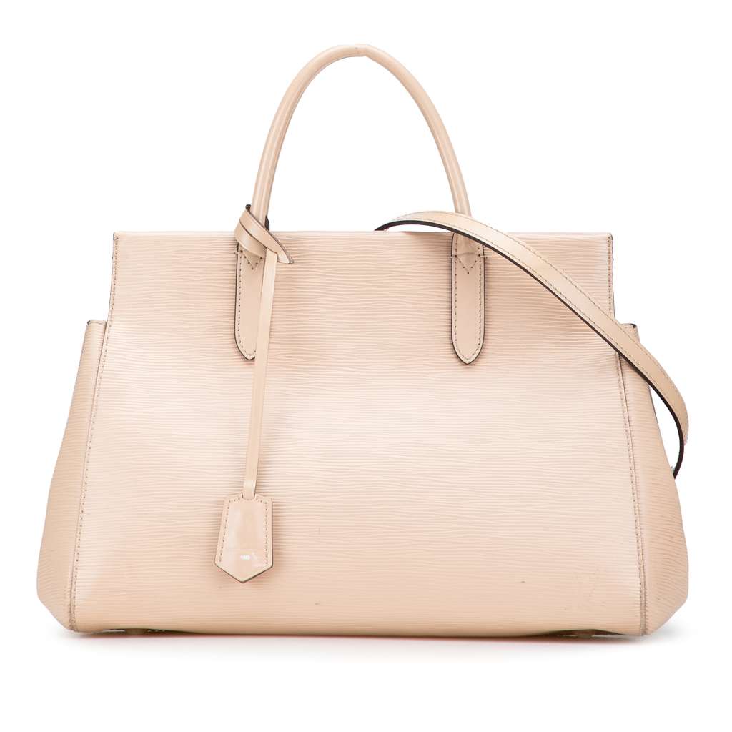 Louis Vuitton Epi Marly MM Brown Leather Very good - Front View
