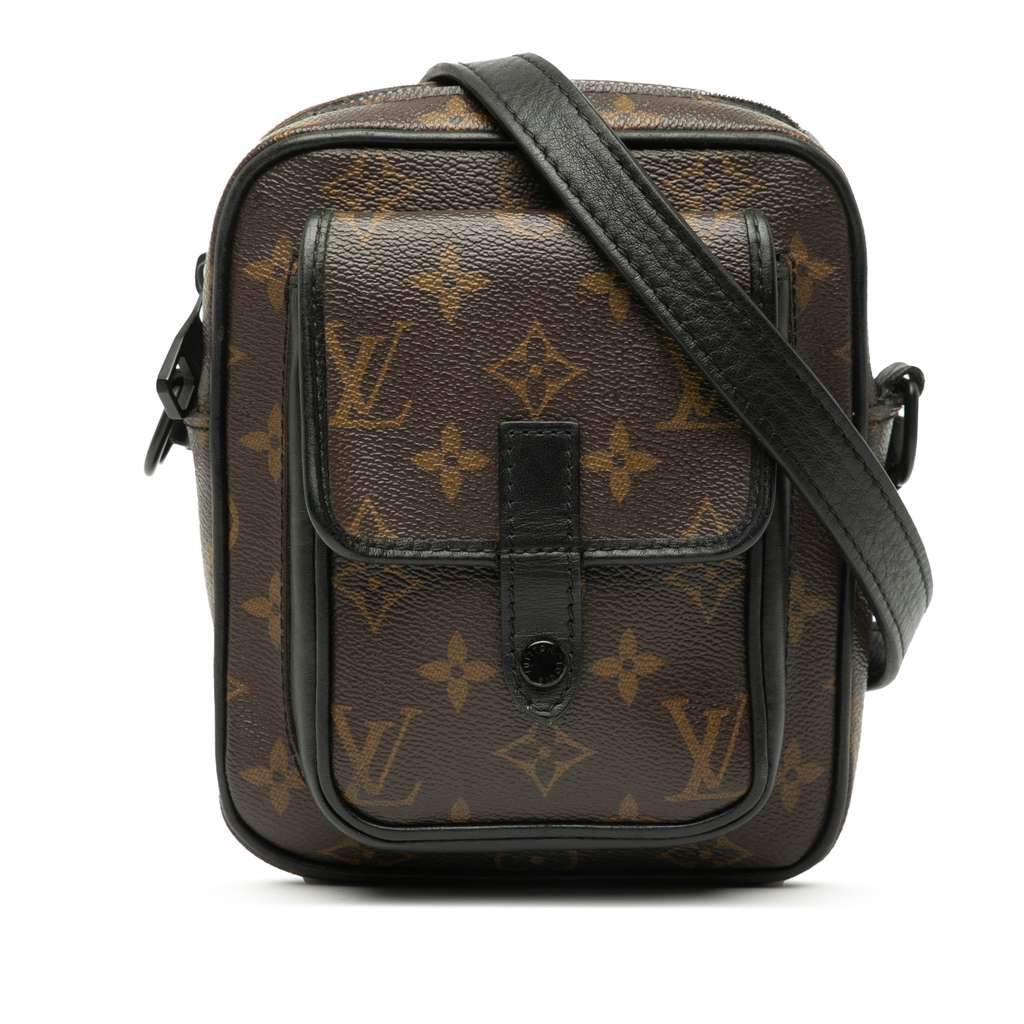 Louis Vuitton Monogram Macassar Christopher Wearable Brown Very good - Front View