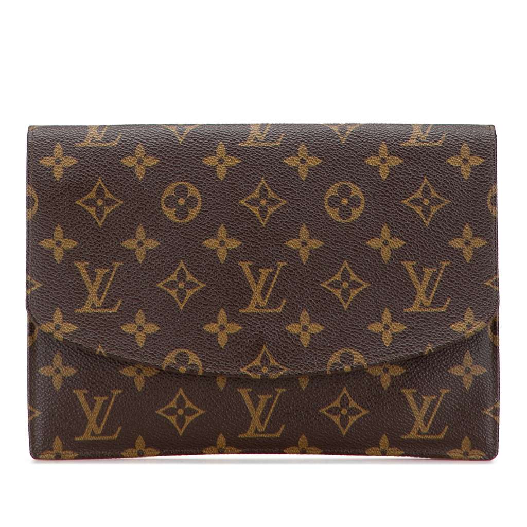 Louis Vuitton Monogram Pochette Rabat 23 Brown Good - Front View