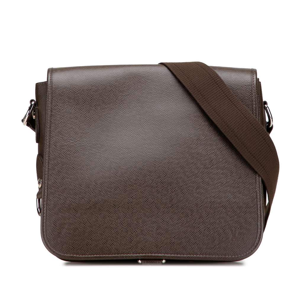 Louis Vuitton Taiga Andrei Brown Leather Good - Front View