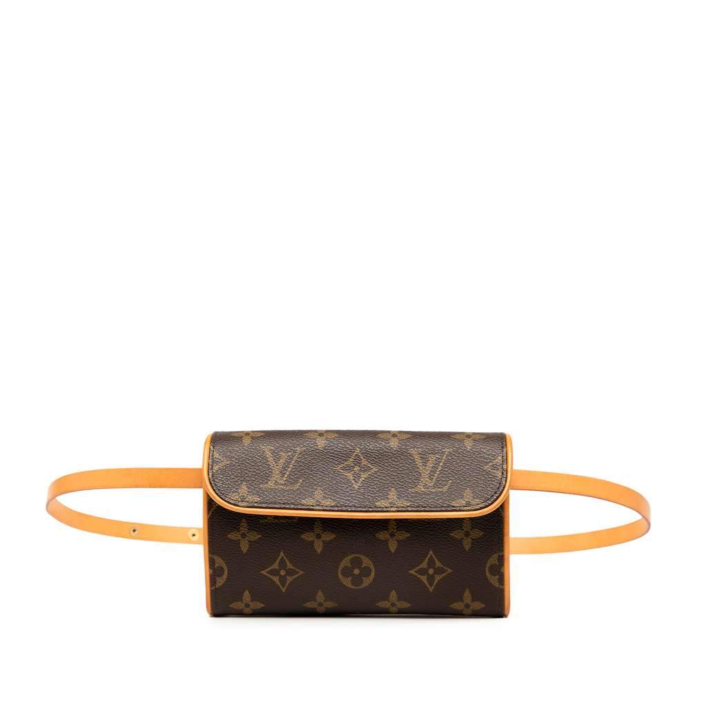 Louis Vuitton Monogram Pochette Florentine Brown Very good - Front View