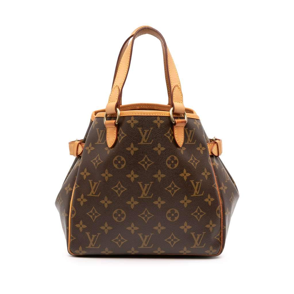 Louis Vuitton Monogram Batignolles Vertical PM Brown Canvas Good condition - Front View
