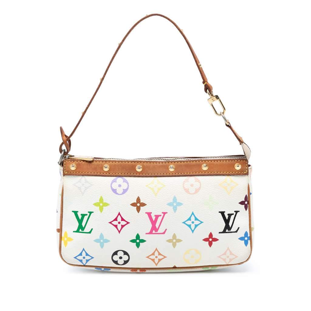Louis Vuitton Monogram Multicolore Pochette Accessoires White Very good condition - Front View