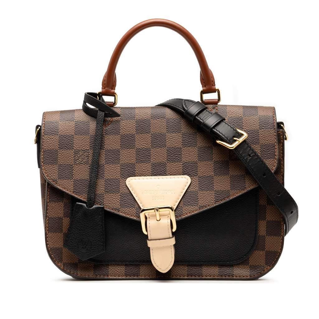 Louis Vuitton Damier Ebene Beaumarchais Brown Very good - Front View