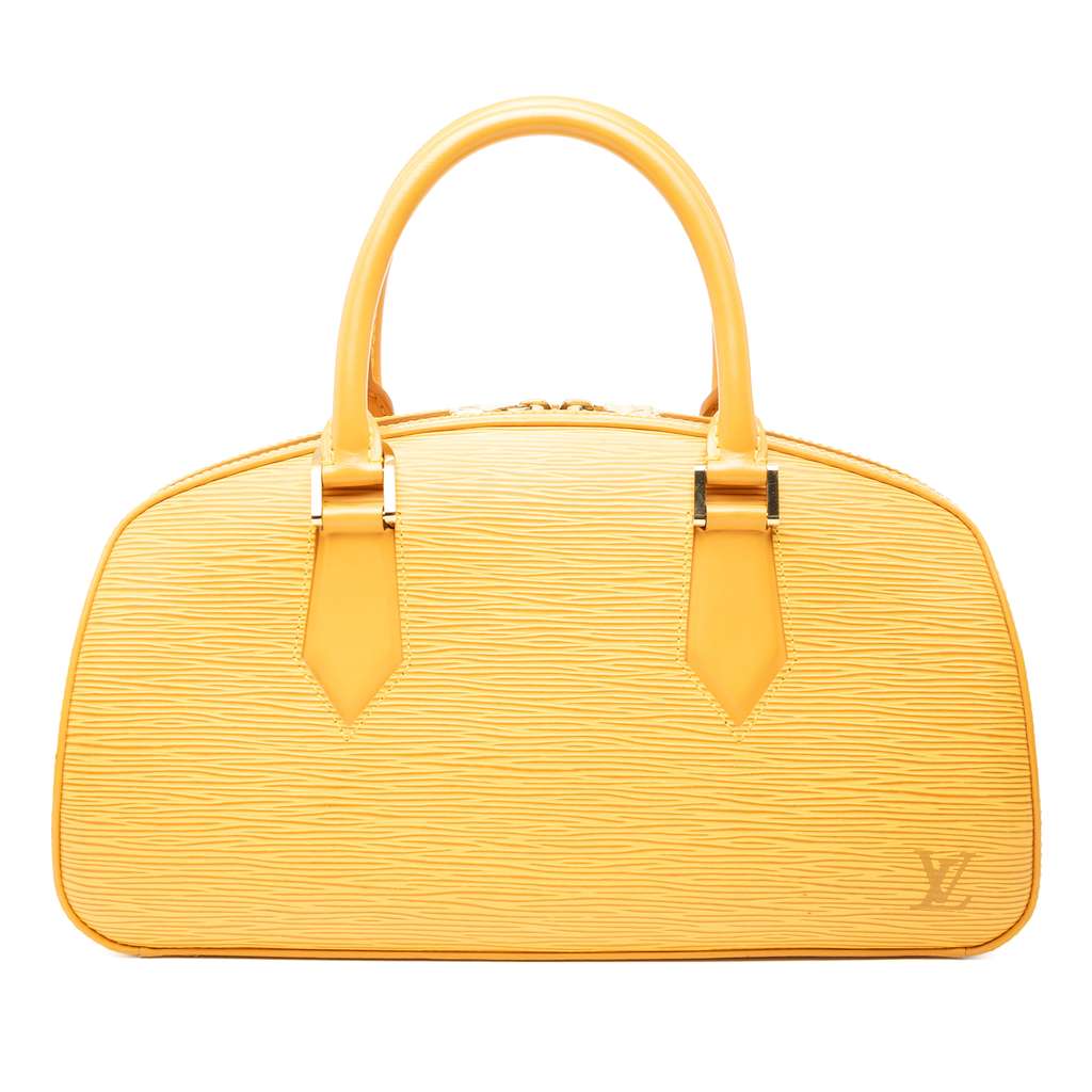 Louis Vuitton Epi Jasmine Yellow Leather Good - Front View