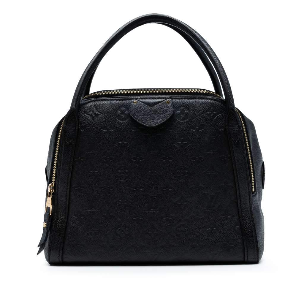 Louis Vuitton Monogram Empreinte Marais MM Black Leather Very good condition - Front View