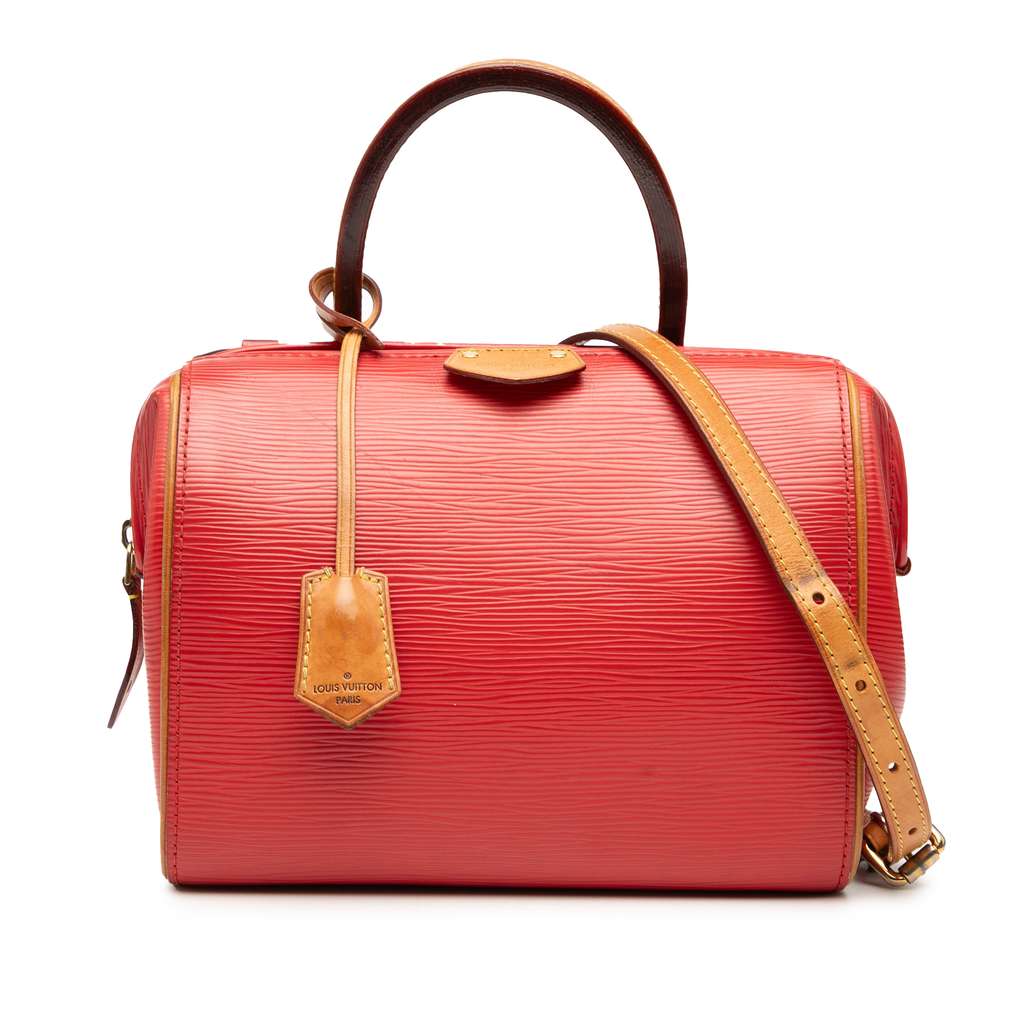 Louis Vuitton Epi Doc BB Red Leather Very good - Front View