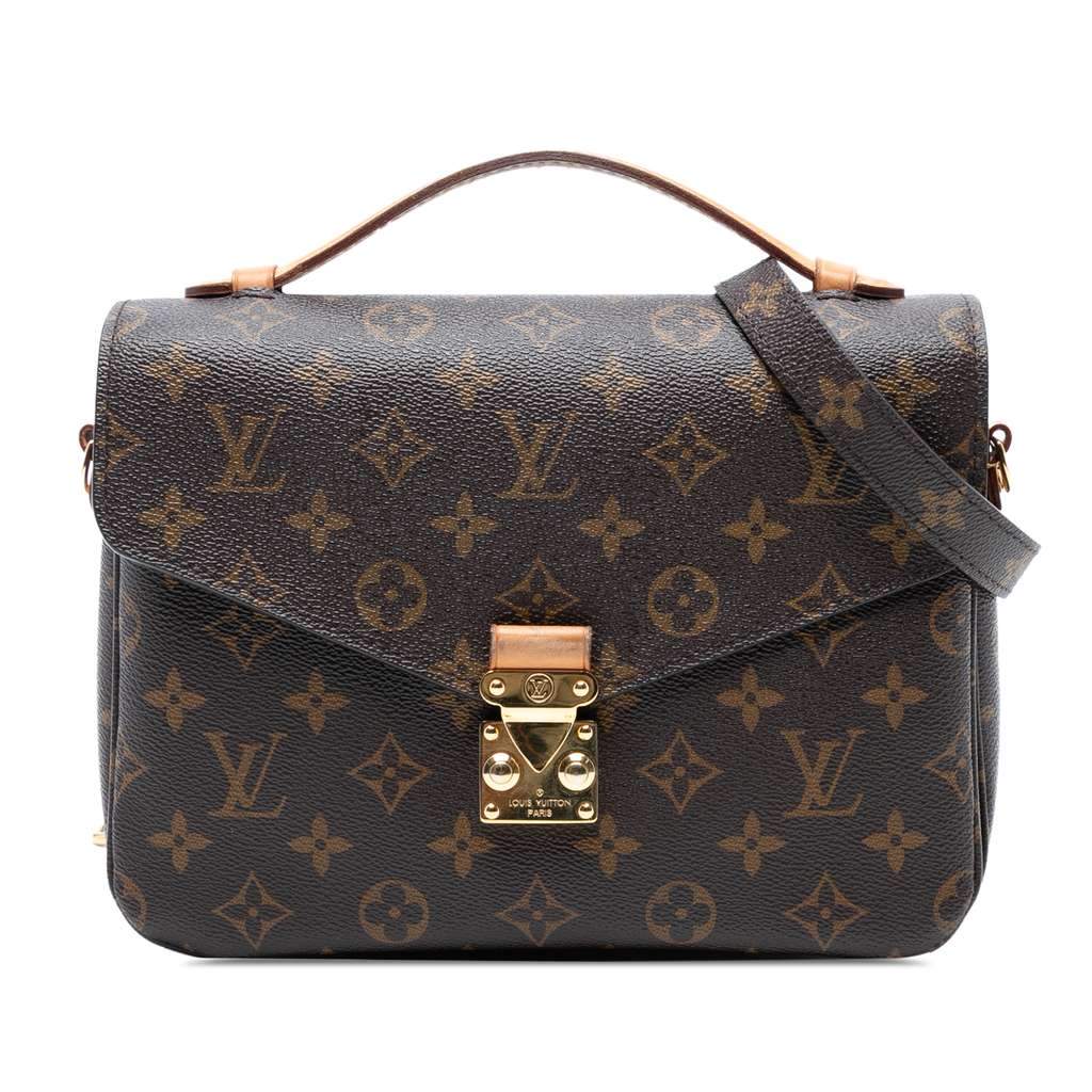 Louis Vuitton Monogram Pochette Metis Brown Good condition - Front View