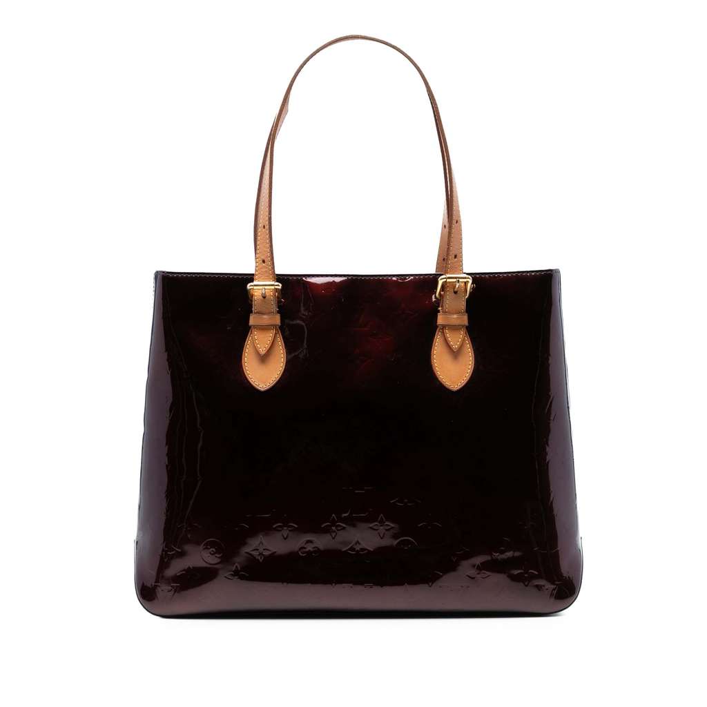 Louis Vuitton Monogram Vernis Brentwood Purple Leather Very good condition - Front View