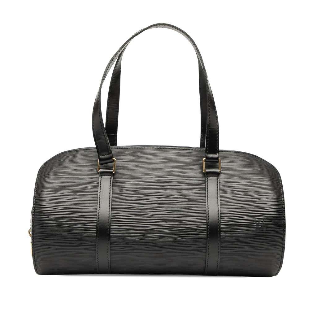 Louis Vuitton Epi Soufflot Black Leather Good condition - Front View