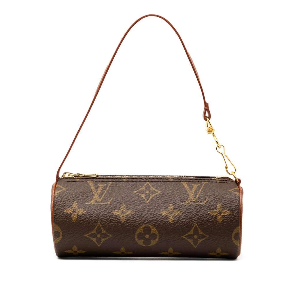 Louis Vuitton Monogram Papillon Pochette Brown Good condition - Front View