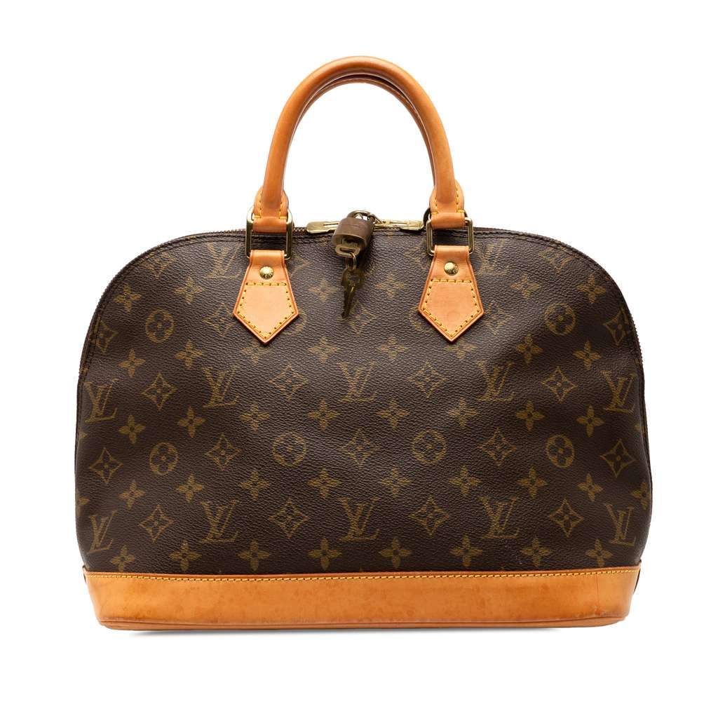 Louis Vuitton Monogram Alma PM Brown Good - Front View