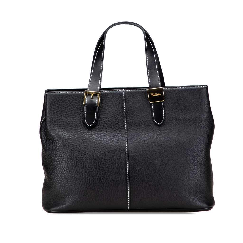 Burberry Leather Tote Black Leather Good condition - Front View